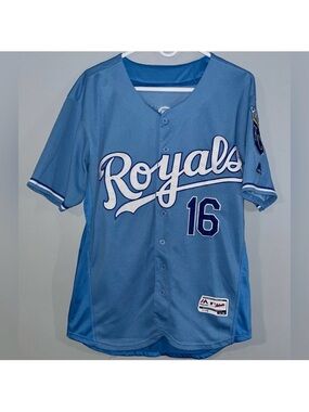 Kansas City Royals Bo Jackson MLB Throwback Majestic Authentic Baseball Jersey